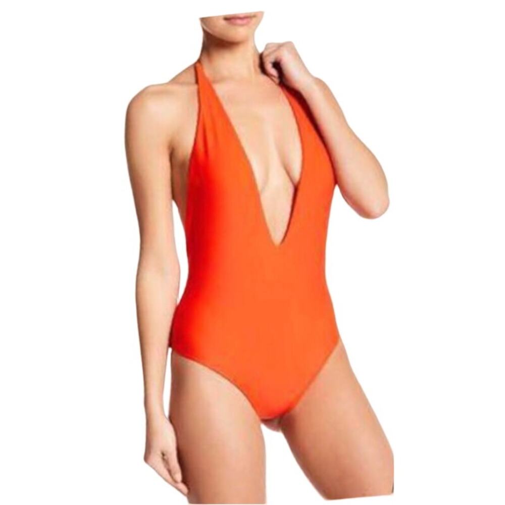 Mikoh Hinano Halter One Piece Swimsuit Luau Sollua Womens Large